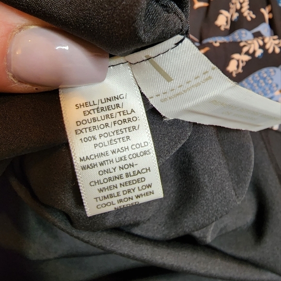 NWT Loft peacock flowy dress - Picture 14 of 16